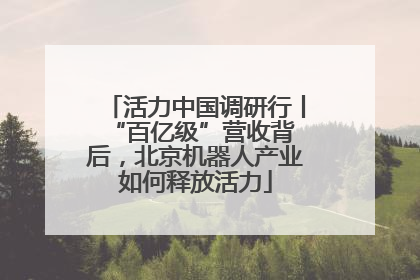 活力中国调研行丨 “百亿级”营收背后，北京机器人产业如何释放活力