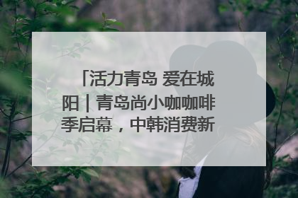 活力青岛 爱在城阳｜青岛尚小咖咖啡季启幕，中韩消费新场景点燃夏日热情