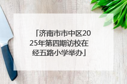济南市市中区2025年第四期访校在经五路小学举办