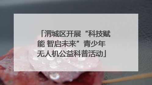 渭城区开展“科技赋能 智启未来”青少年无人机公益科普活动