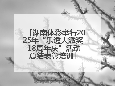 湖南体彩举行2025年“乐透大派奖 18周年庆”活动总结表彰培训