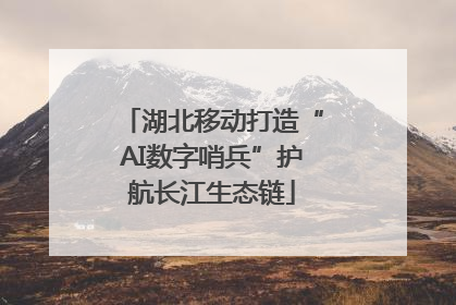 湖北移动打造“AI数字哨兵”护航长江生态链