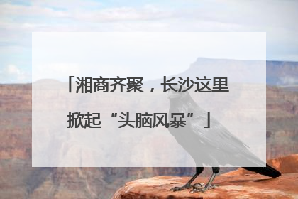 湘商齐聚，长沙这里掀起“头脑风暴”