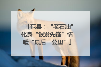 范县：“老石油”化身“银发先锋”情暖“最后一公里”