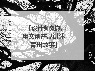 设计师刘凯：用文创产品讲述青州故事