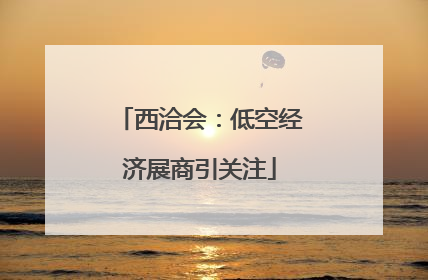 西洽会：低空经济展商引关注
