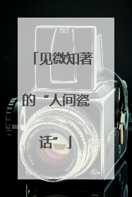 见微知著的“人间瓷话”