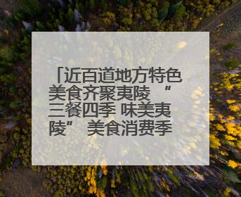 近百道地方特色美食齐聚夷陵 “三餐四季 味美夷陵” 美食消费季沸腾夏夜