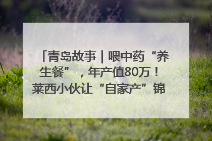 青岛故事｜喂中药“养生餐”，年产值80万！莱西小伙让“自家产”锦鲤“游”向全国