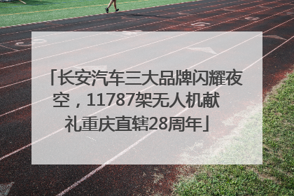 长安汽车三大品牌闪耀夜空，11787架无人机献礼重庆直辖28周年