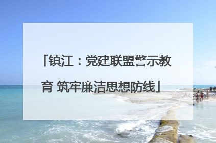 镇江：党建联盟警示教育 筑牢廉洁思想防线