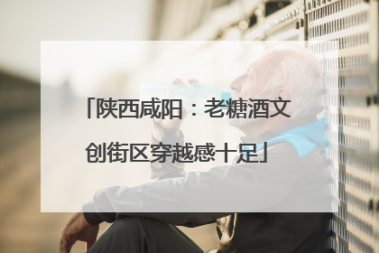陕西咸阳：老糖酒文创街区穿越感十足