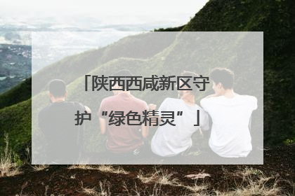 陕西西咸新区守护“绿色精灵”