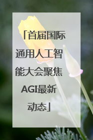 首届国际通用人工智能大会聚焦AGI最新动态