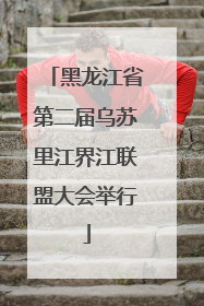 黑龙江省第二届乌苏里江界江联盟大会举行