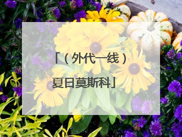 （外代一线）夏日莫斯科
