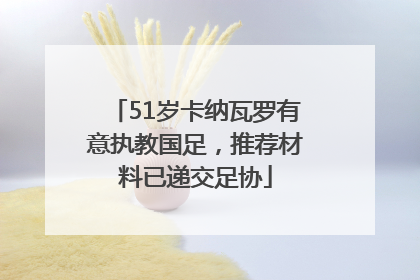 51岁卡纳瓦罗有意执教国足，推荐材料已递交足协