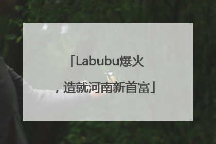 Labubu爆火，造就河南新首富